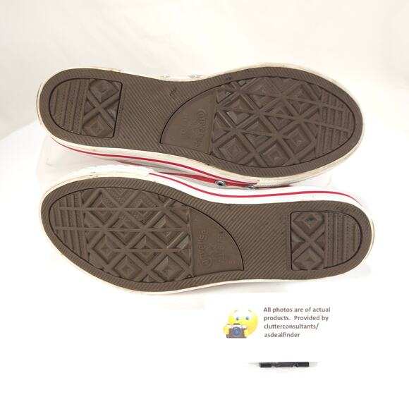 Converse All Star Stars and Stripes Sneaker Shoe Mens Size 5 637771C Red White - Picture 9 of 9